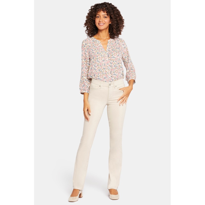 Waist-Match Marilyn Straight Jeans In Petite – Feather