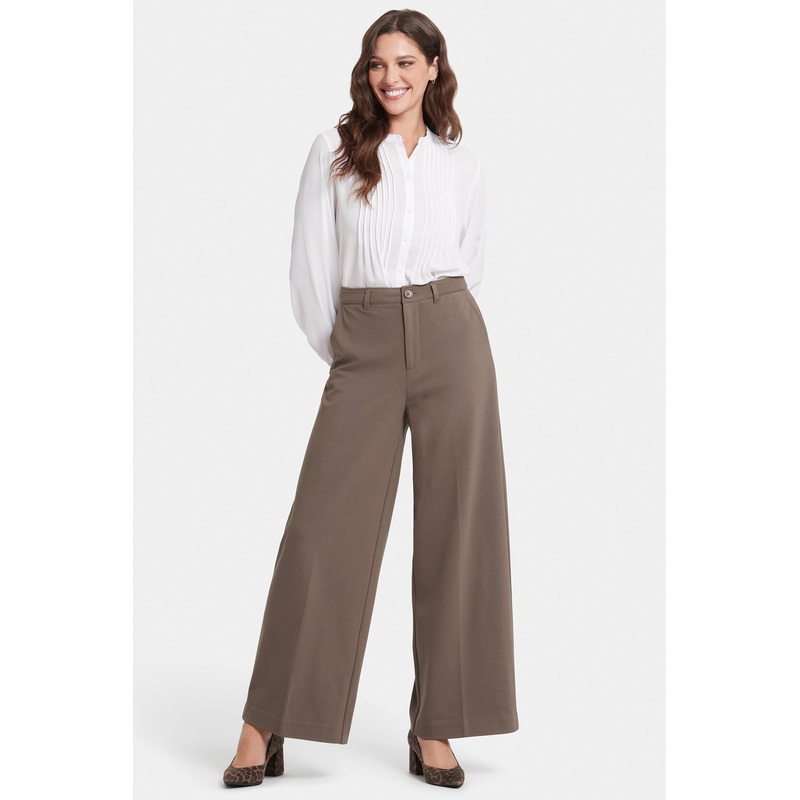 Whitney Trouser Pants – Dark Wood