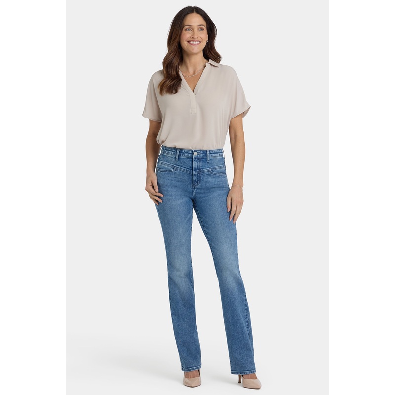 Barbara Bootcut Jeans – Washed Crystal