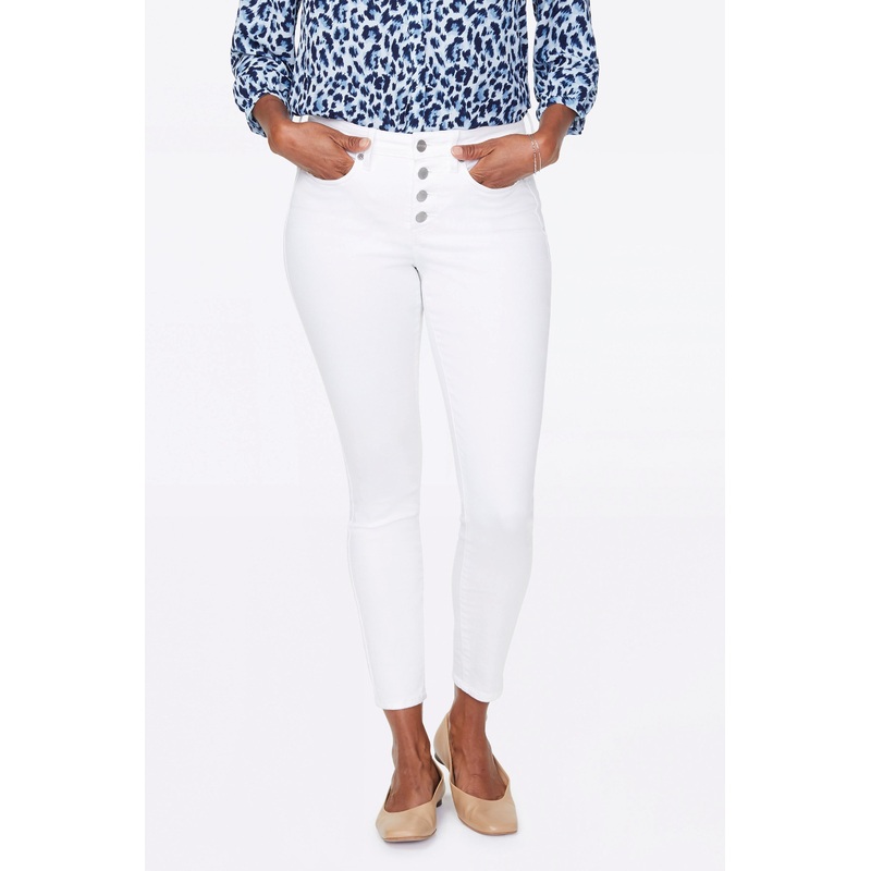 Ami Skinny Ankle Jeans – Optic White