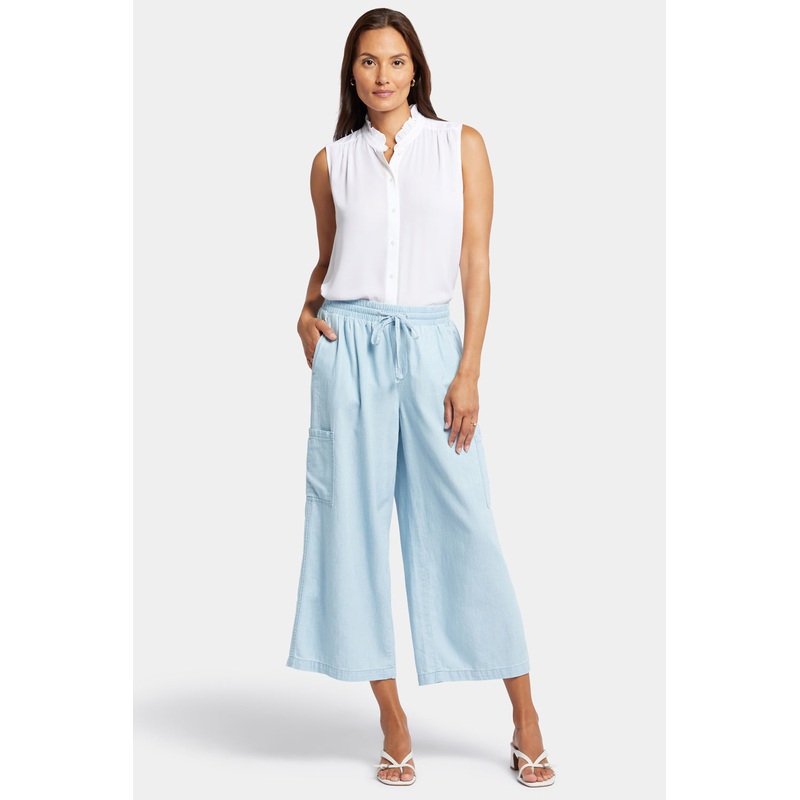Whitney Crop Pull-On Cargo Pants – Oceanfront