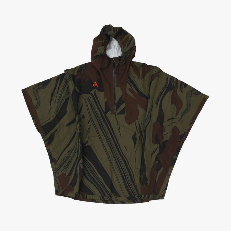ACG Mount Fuji Poncho Green