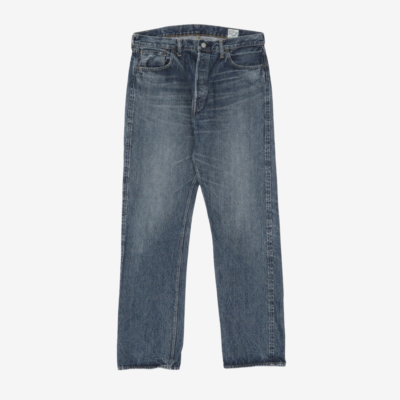 105 Straight Selvedge Denim Blue