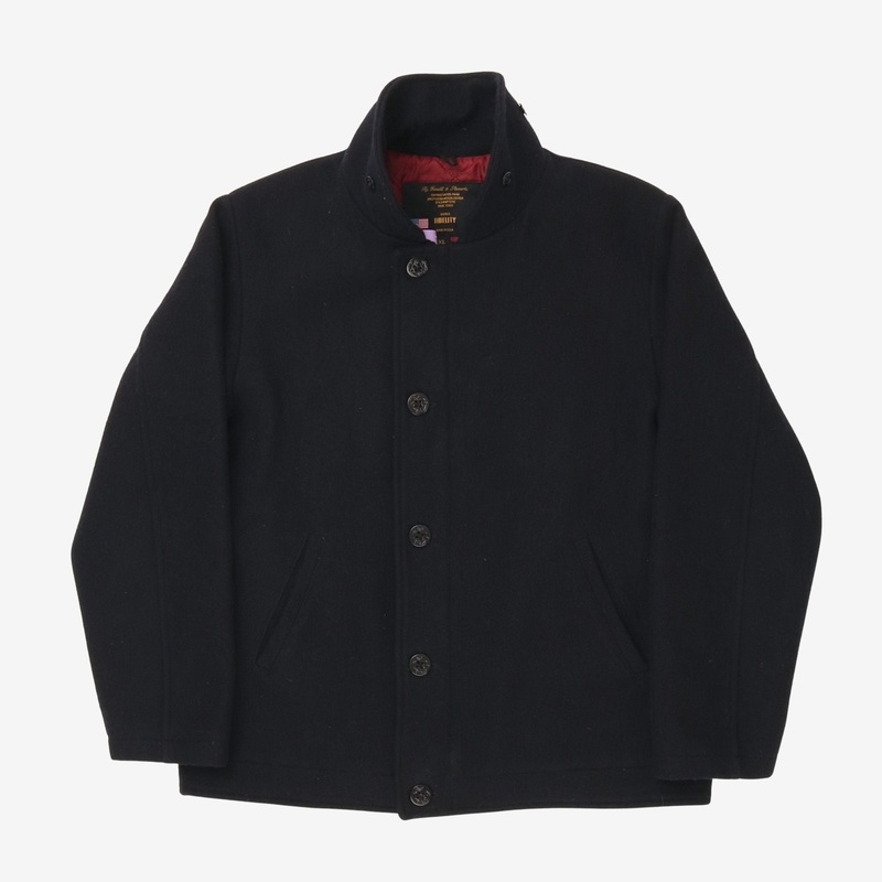 Wool Deck Jacket Navy