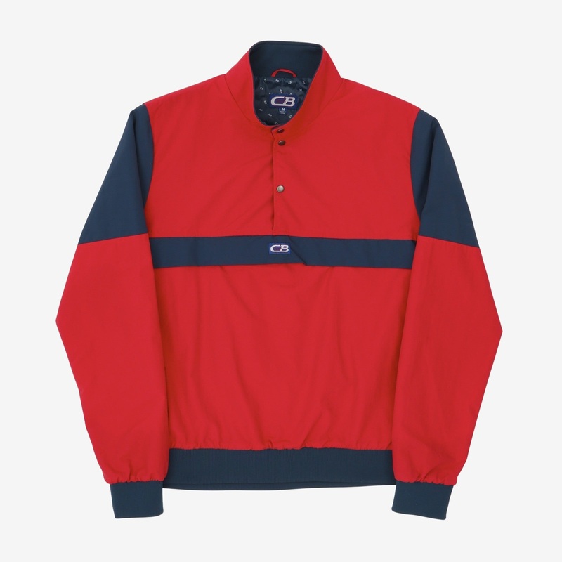 3-Snap Pouch Pullover Red