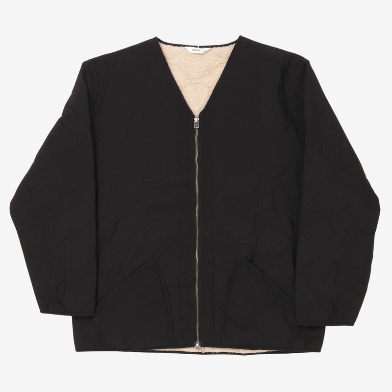 Zip Liner Jacket Black