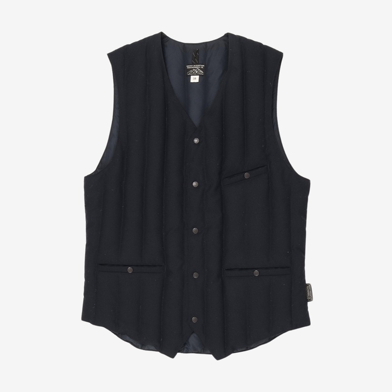6 Month Down Vest Navy