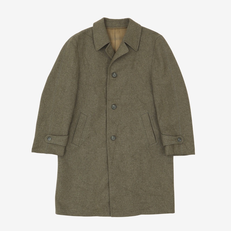 1970s Austrian Loden Coat Green