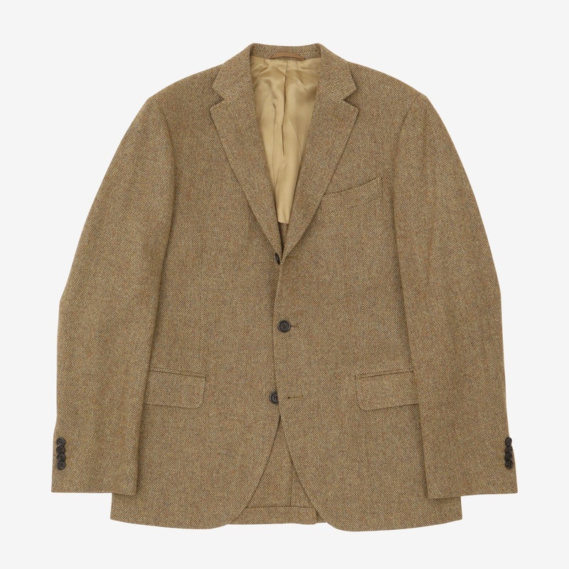 3-Piece Lambswool Suit Brown