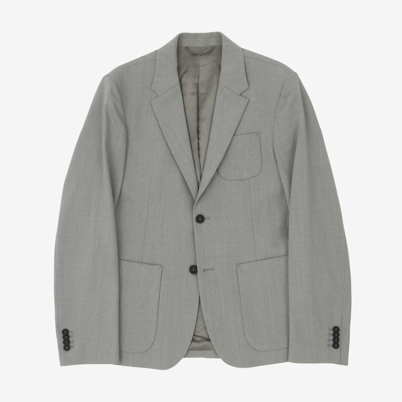 Wool Classic Blazer Grey
