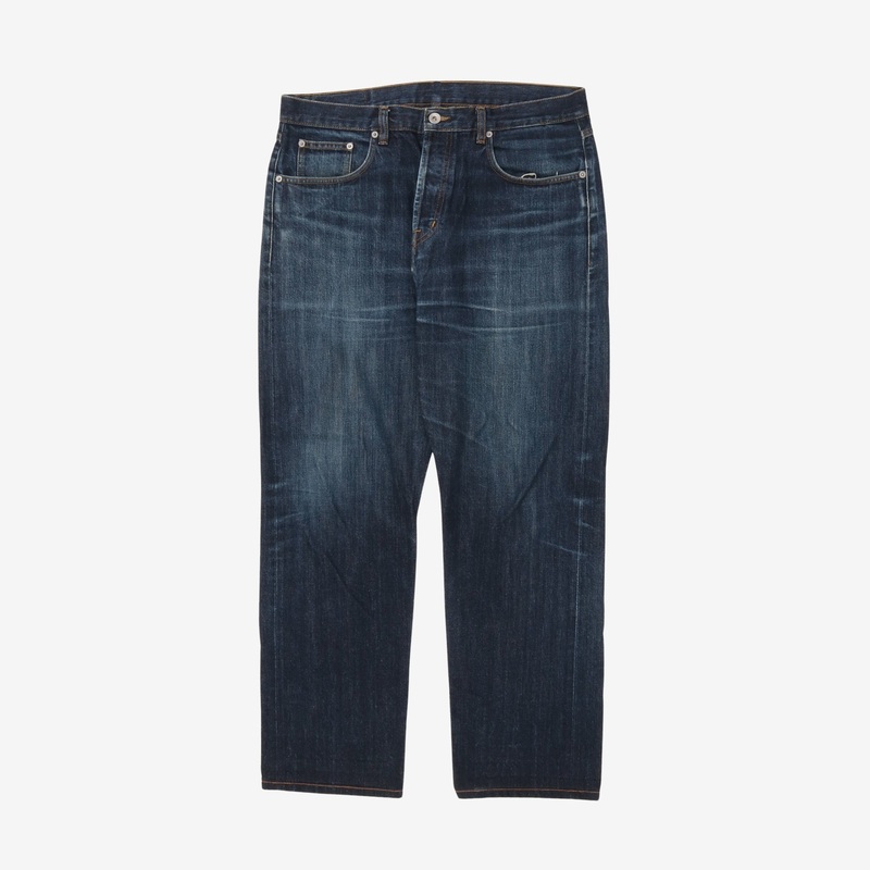 13.5oz Regular Tapered Selvedge Denim (35W X 27.5L) Blue