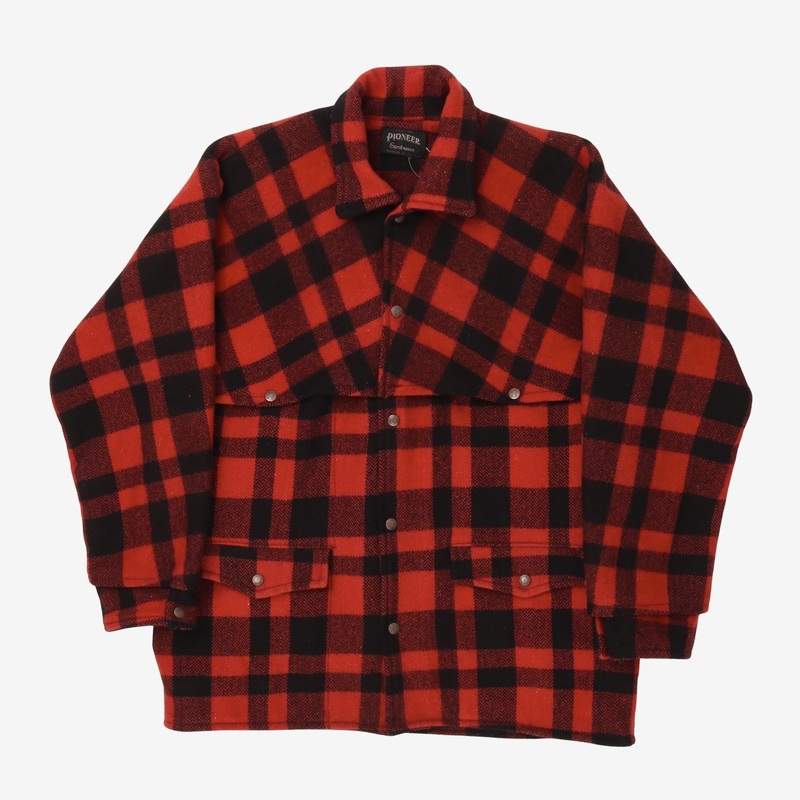 1970s Mackinaw Jacket (Pioneer Sportswear) Red