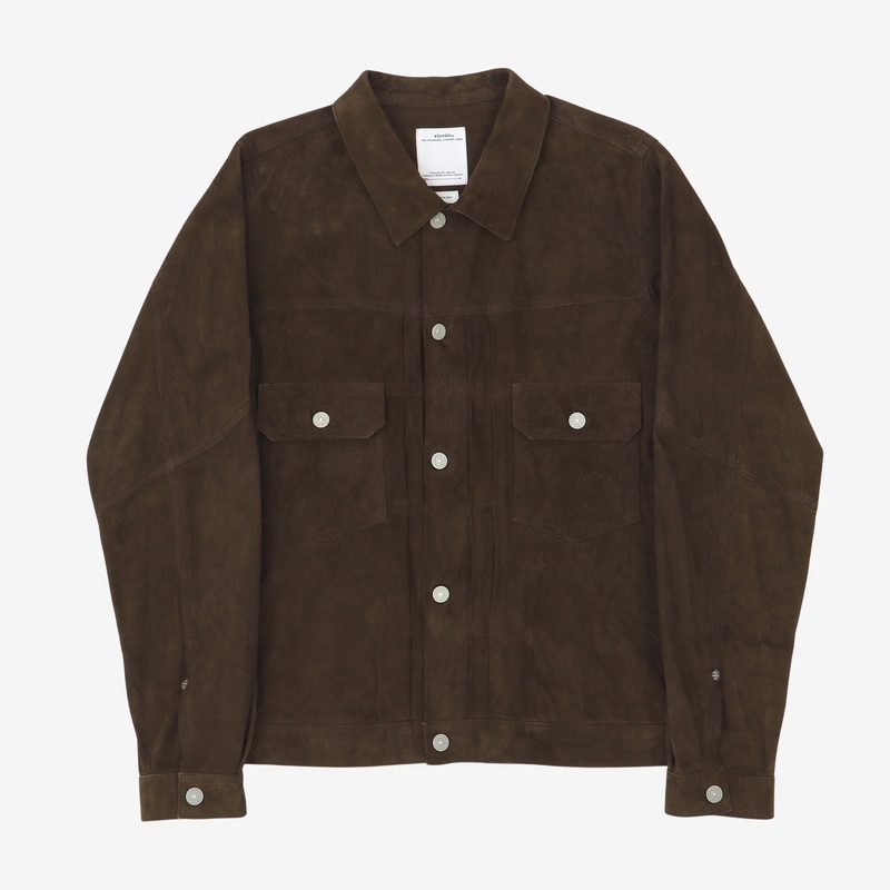 101 Peerless Suede Jacket Dark Brown