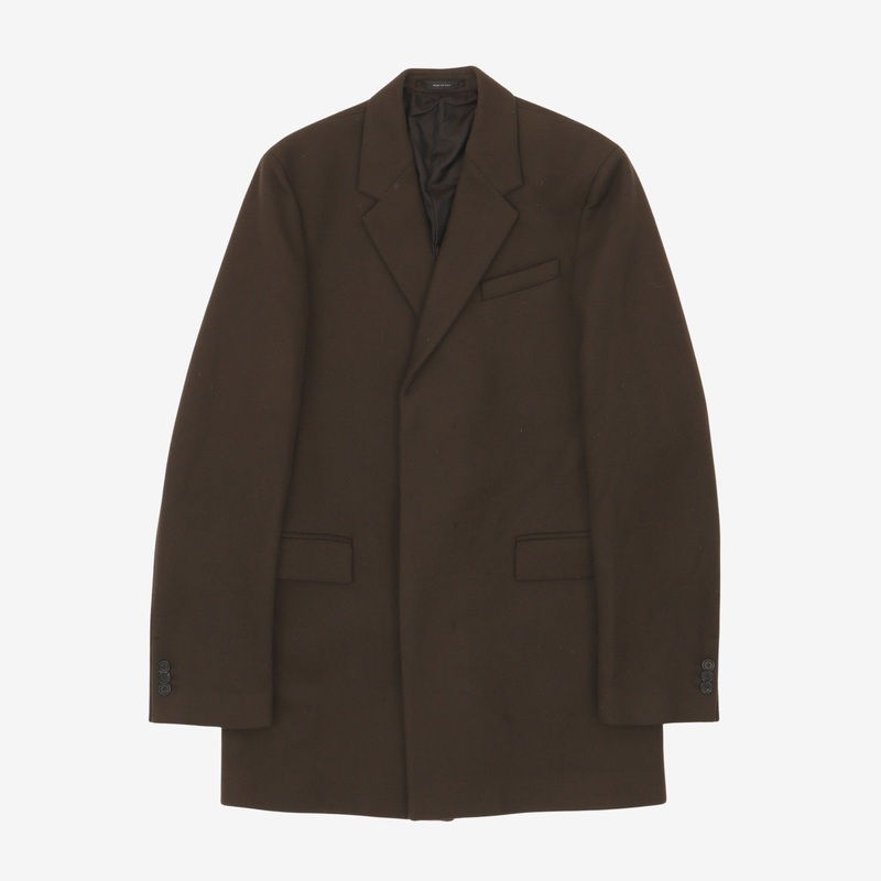 Wool-Cashmere Overcoat Brown