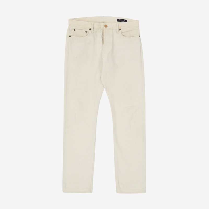 001 Slim Selvedge Denim Ecru