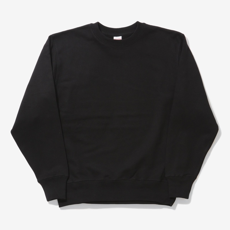 12.7oz Cotton Sweatshirt (Black)