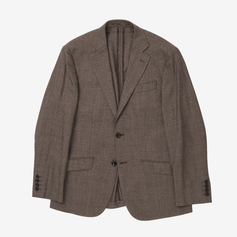 Wool Suit Brown