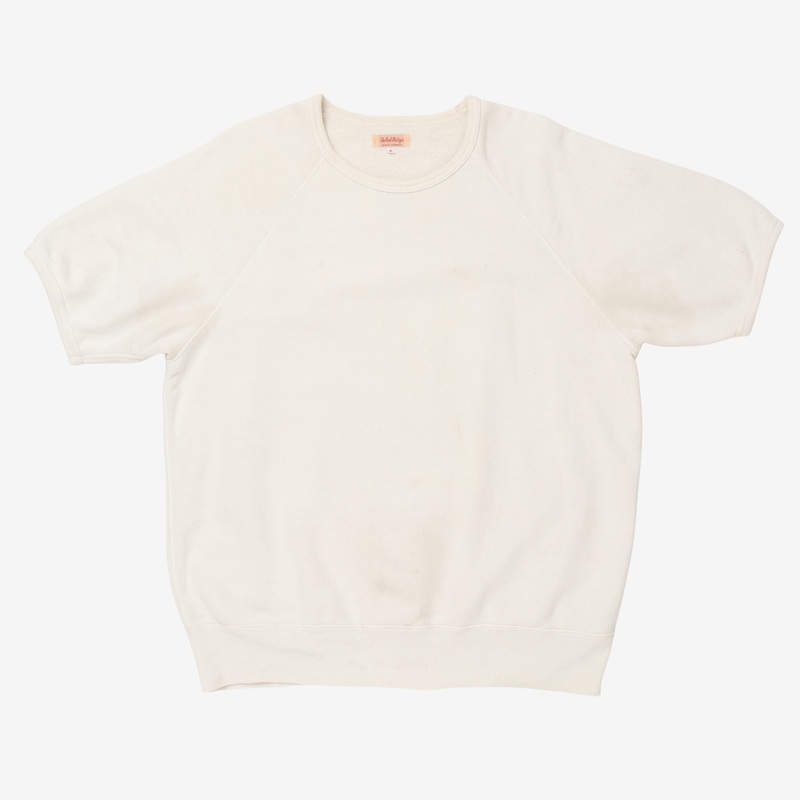 9oz Loopwheel SS Sweatshirt White