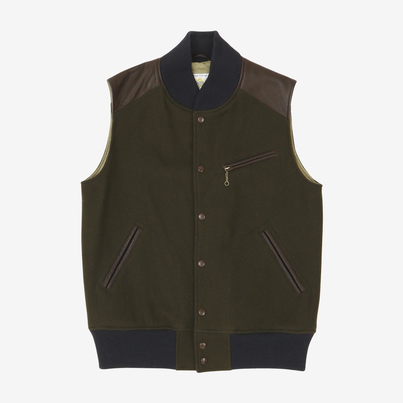 Wool Vest Green