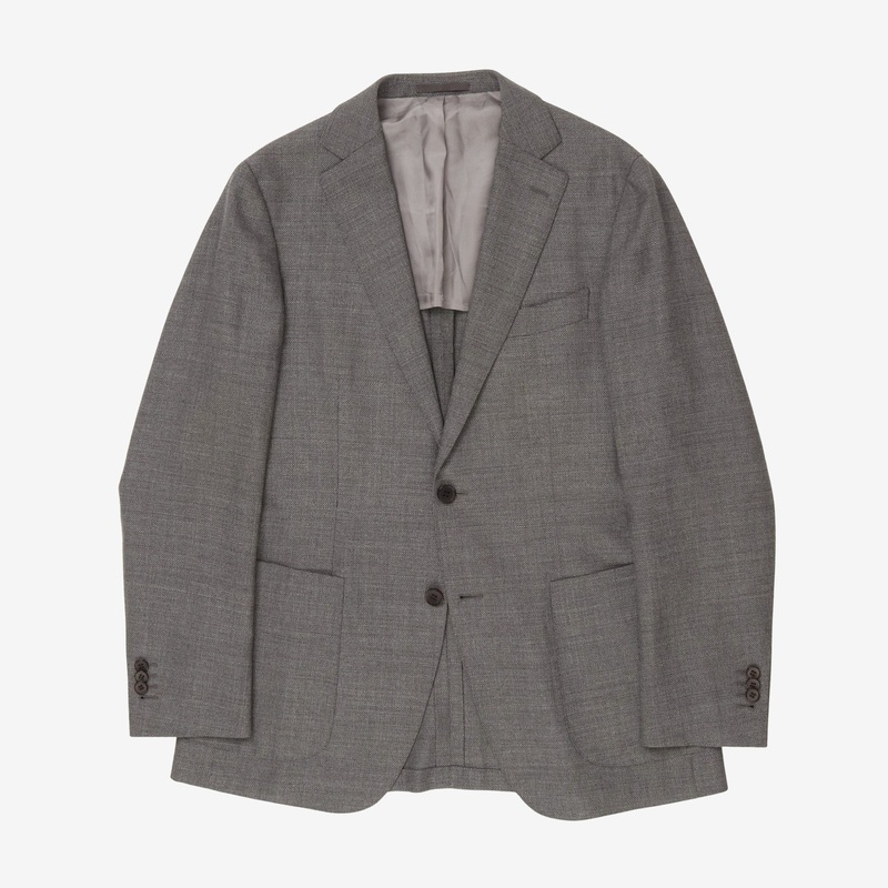 Wool Havana Patch HL Blazer Grey