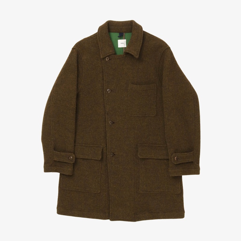 Wool Overcoat Green