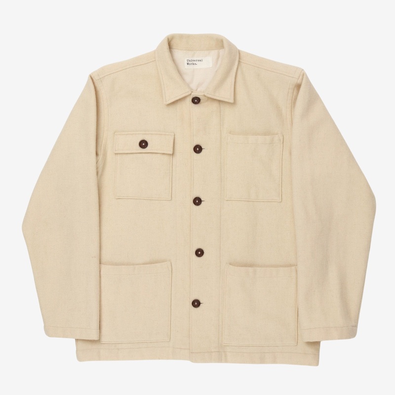 Wool Merchant Jacket Ecru