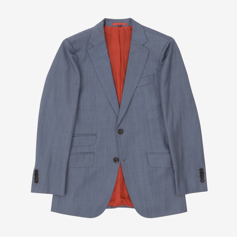 Wool Suit (Fits XS) Blue