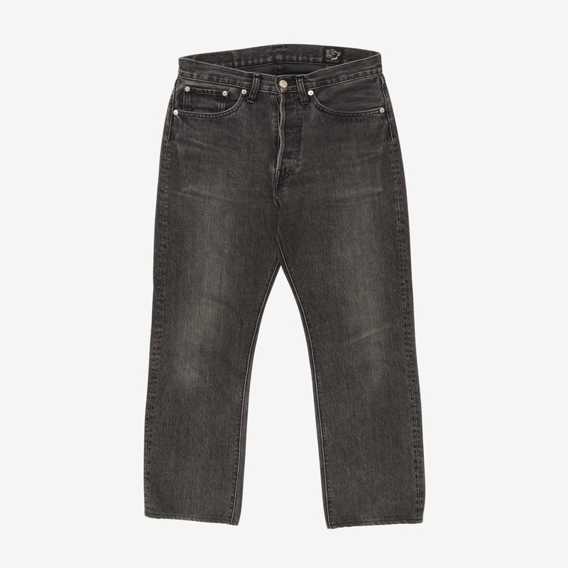 105 Straight Selvedge Denim (31W x 27L) Black