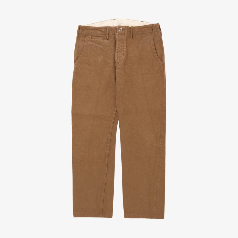 15oz Selvedge Heavy Chinos (34W x 31L) Brown