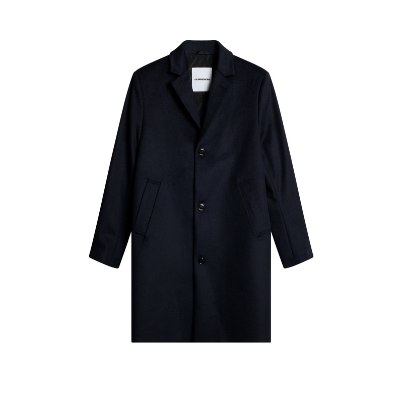 August Melton Cashmere Coat / JL Navy JL Navy