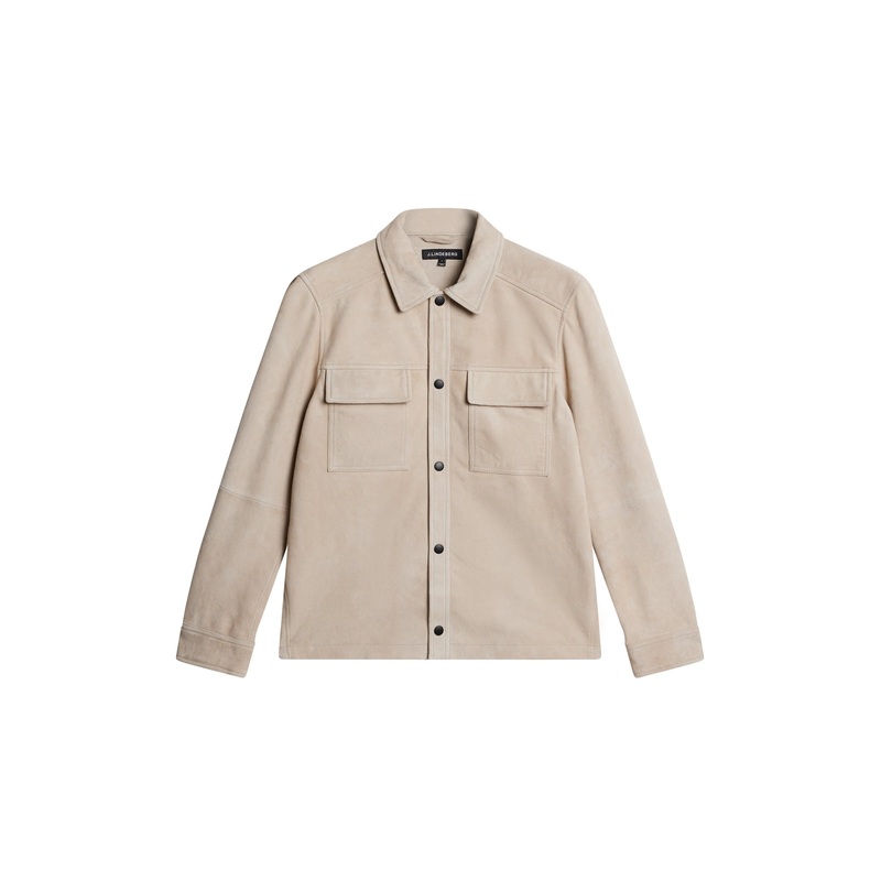 Wilden Suede Overshirt / Moonbeam Moonbeam