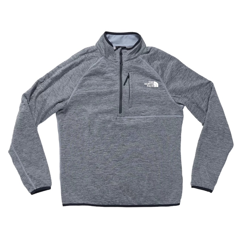 The North Face Canyonlands 1/2-Zip Pullover Fleece Jacket – Men’s Grey Heather