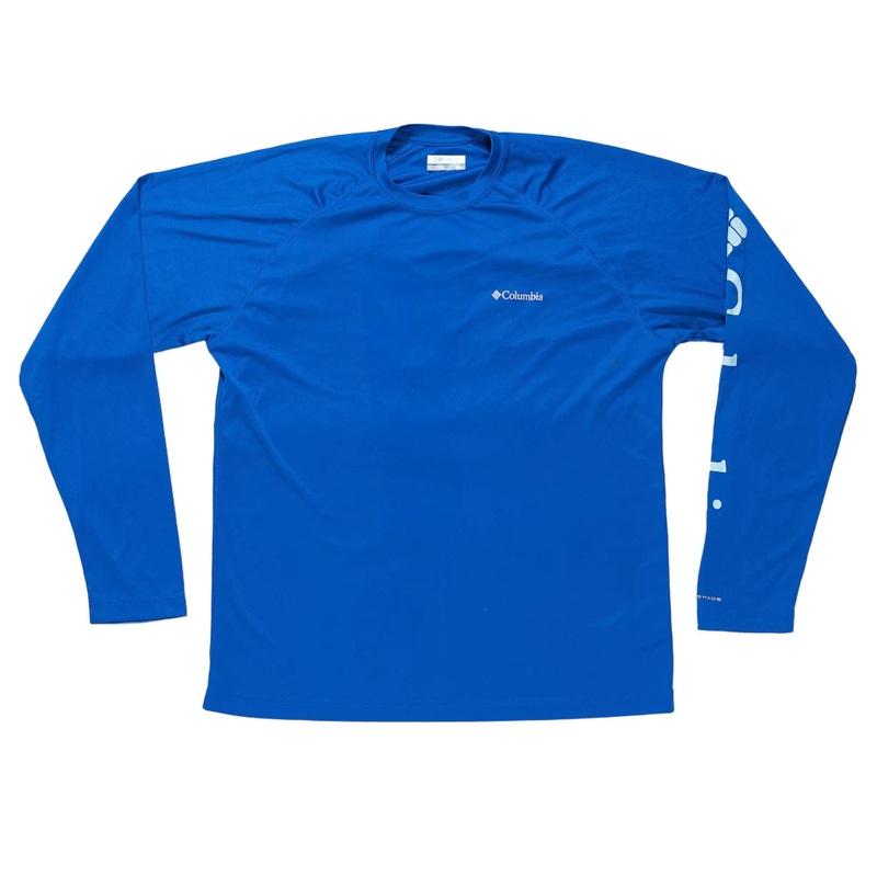 Columbia Omni-Shade Long-Sleeve Shirt Blue