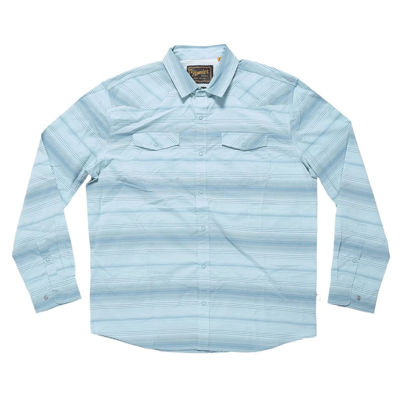 Howler Bros H Bar B Tech Longsleeve – Men’s Light Blue