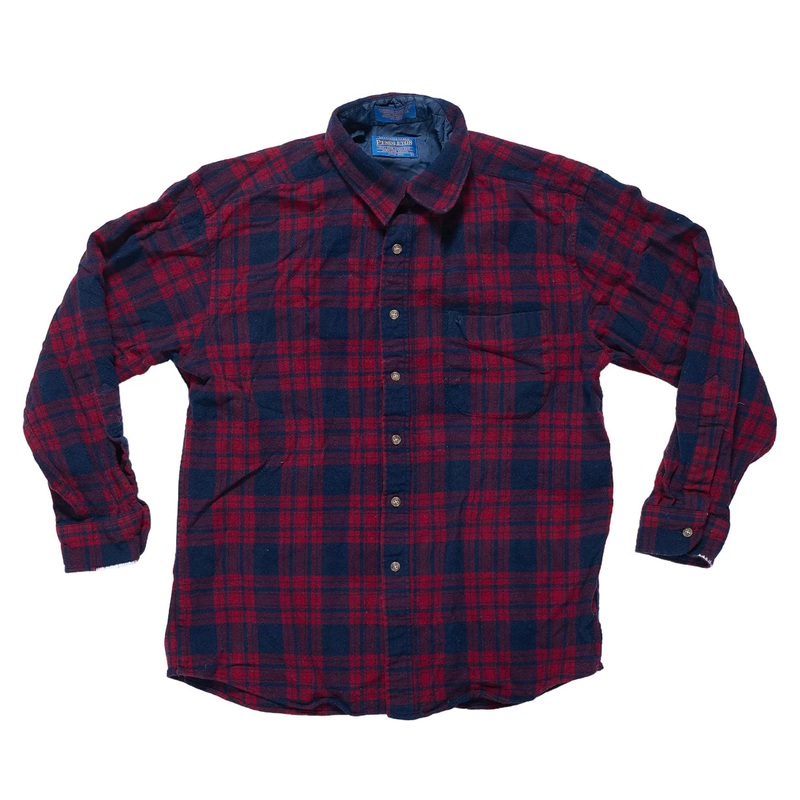 Pendleton Virgin Wool Flannel Shirt – Men’s Red