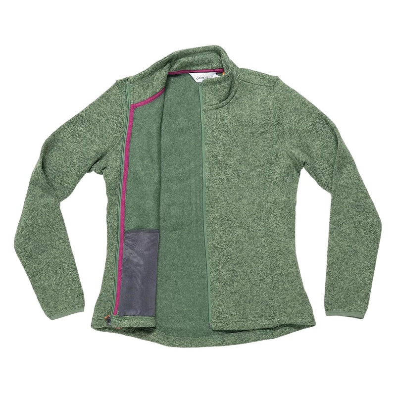 Orvis Marled Sweater Fleece Jacket – Women’s Green