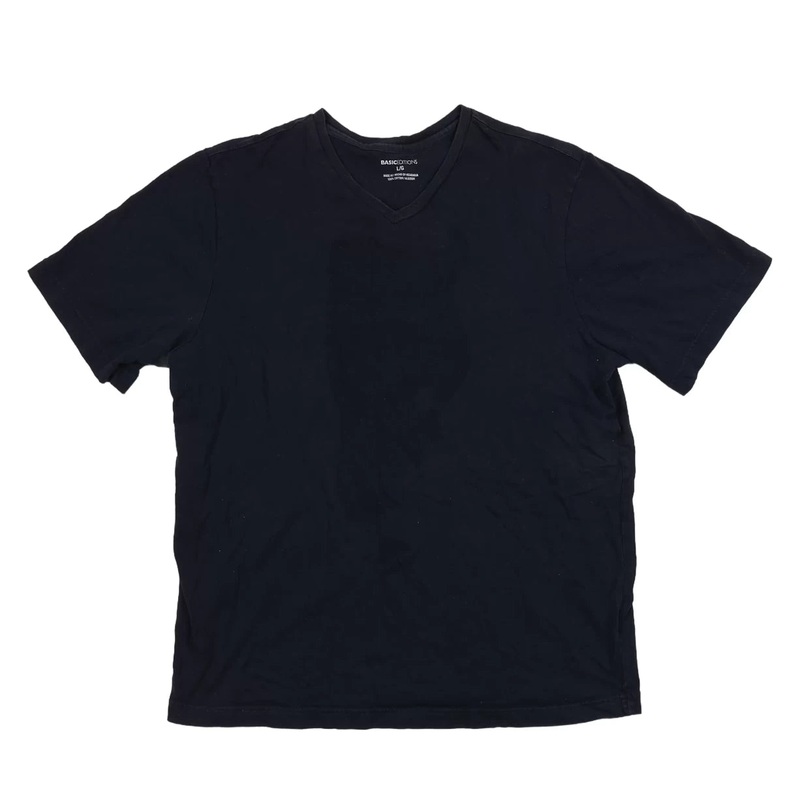 Basic Editions Short Sleeve Shirt Dark Blue