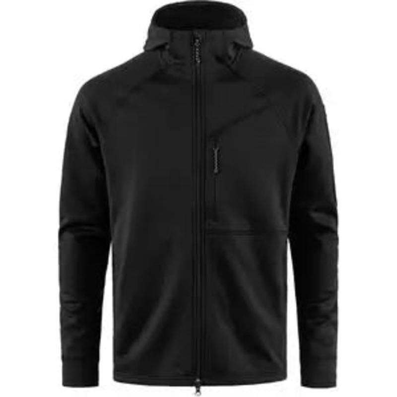 Fjllrven Abisko Grid Fleece Hoodie Black
