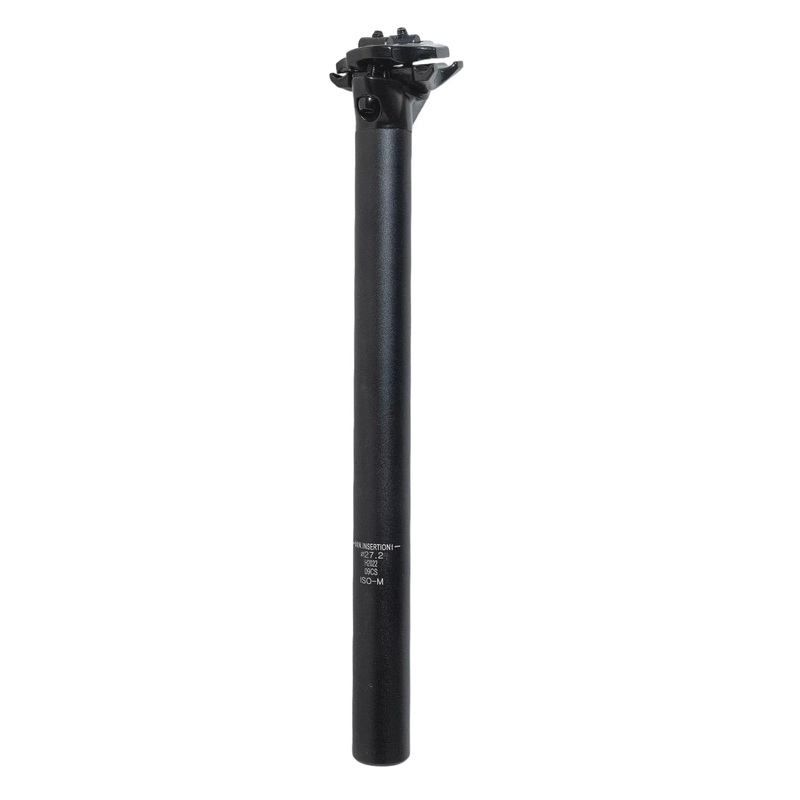 Zoom Standard Offset Seatpost – 27.2 x 350mm Black