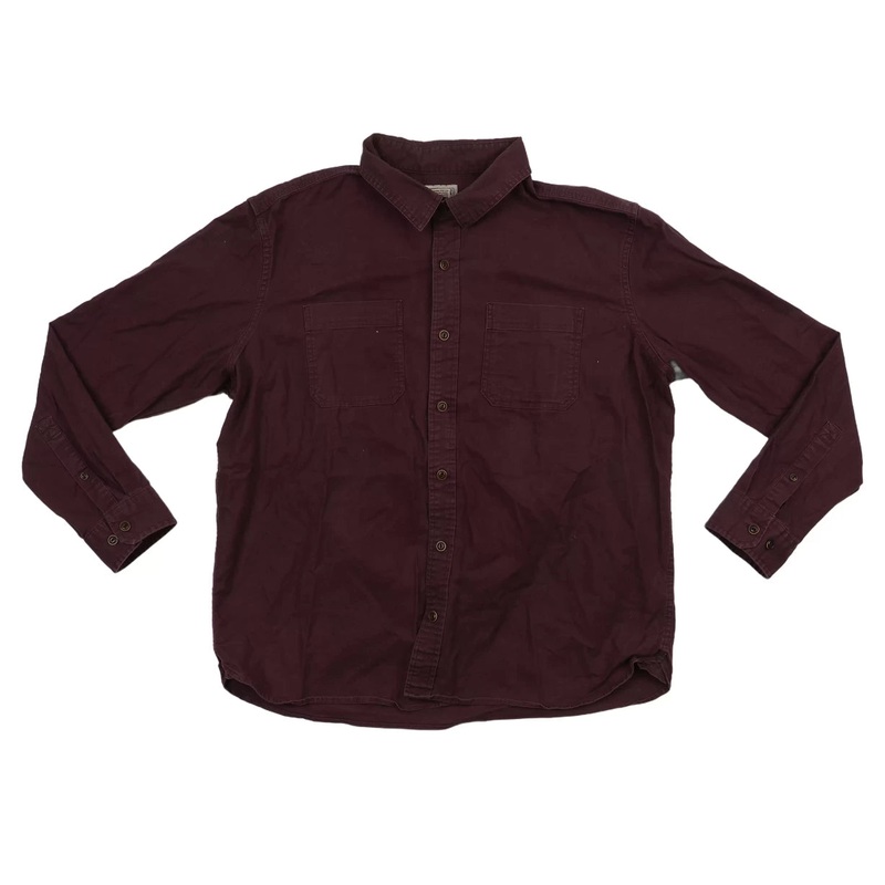 L.L. Bean Beanflex Twill Shirt – Men’s Burgundy
