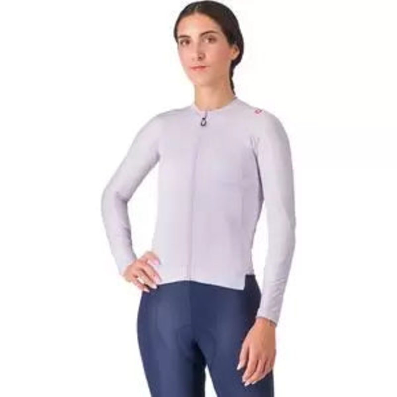 Castelli Espresso Long-Sleeve Jersey Purple Mist/Dark Night Shade