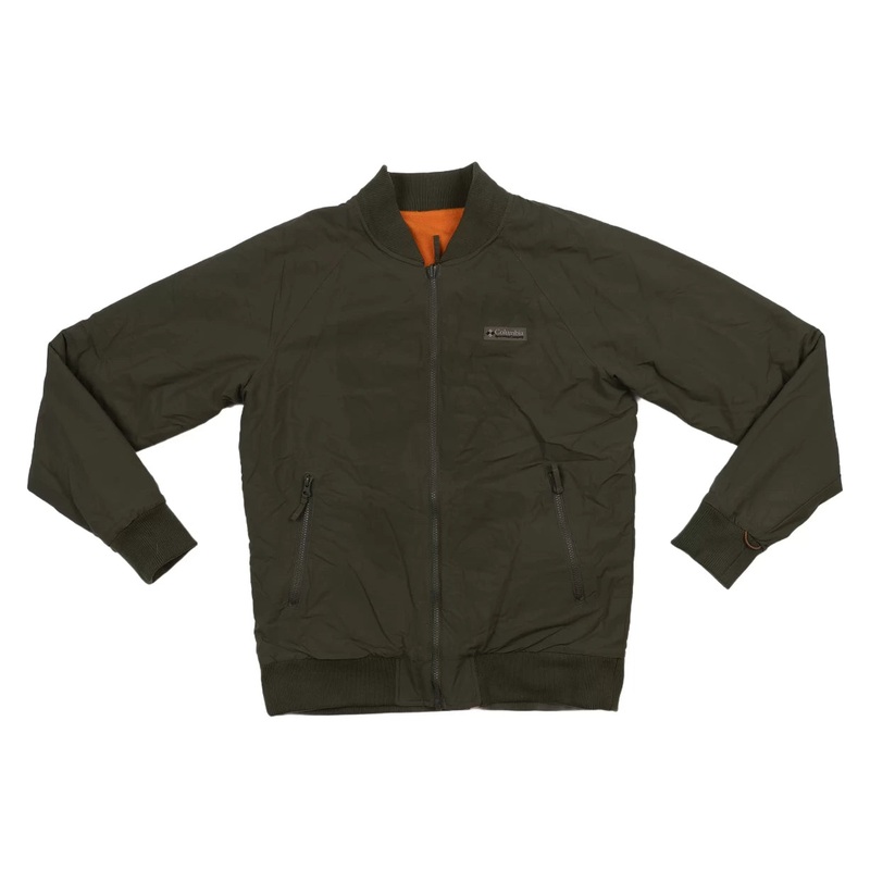 Columbia Reversible Fleece Bomber Jacket – Men’s Olive