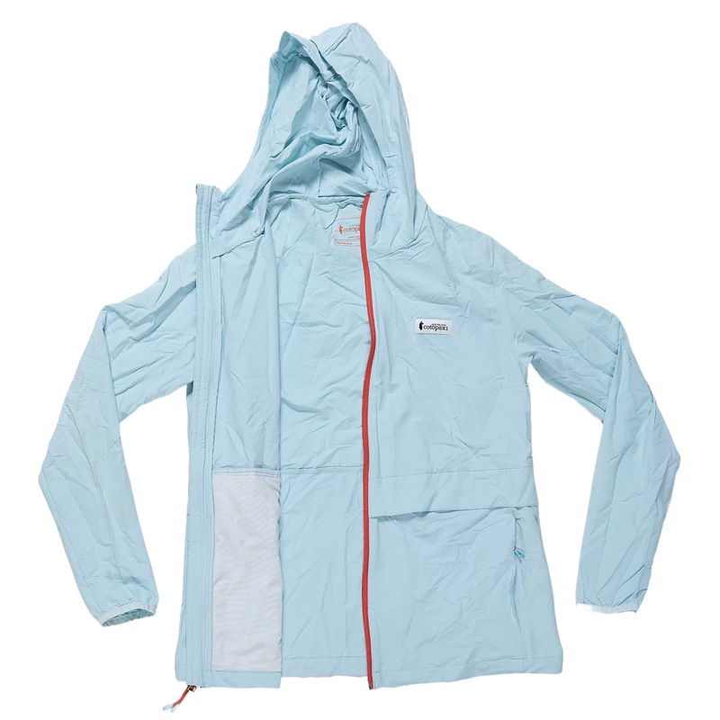 Cotopaxi Hooded Windbreaker Jacket – Women’s Blue