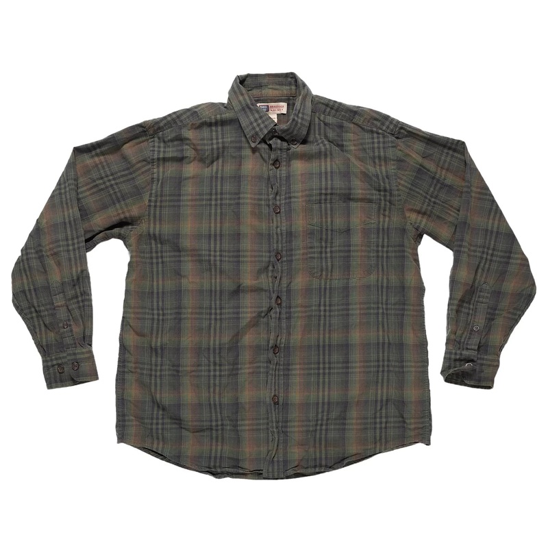 Faded Glory Flannel Shirt Green
