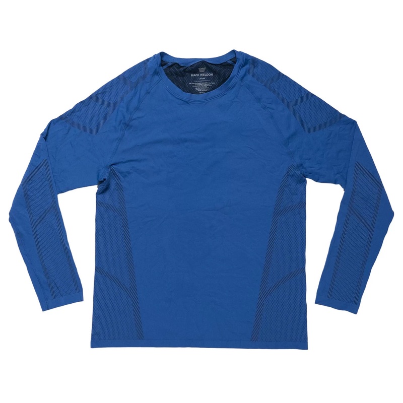 Mack Weldon Stealth Long Sleeve Blue