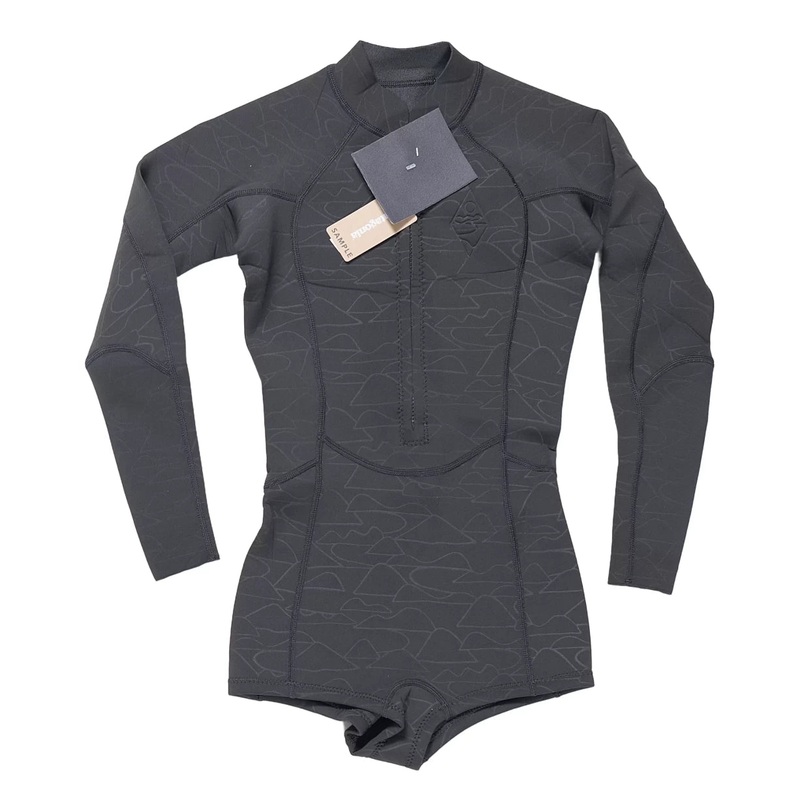 Patagonia R1 Lite Yulex LS Spring Jane Black