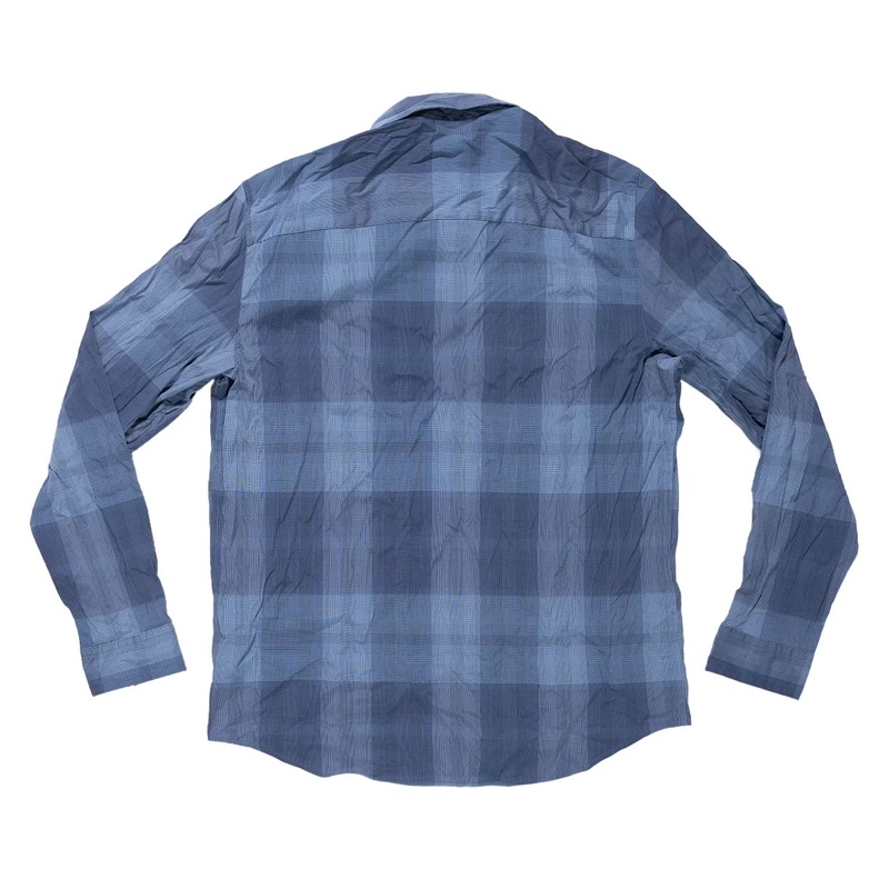 Rhone Button-Down Long Sleeve Shirt Blue