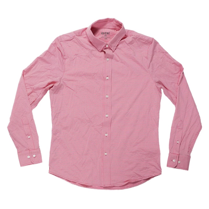 Rhone Commuter Shirt Red Plaid