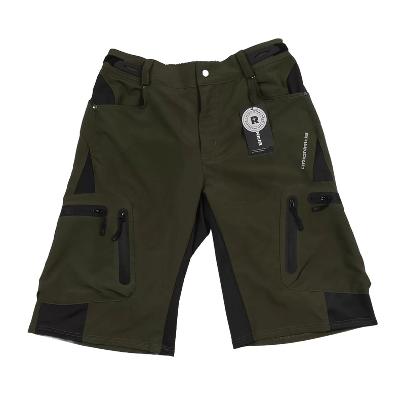 Orionride Cycling MTB Shorts – Men’s Army Green