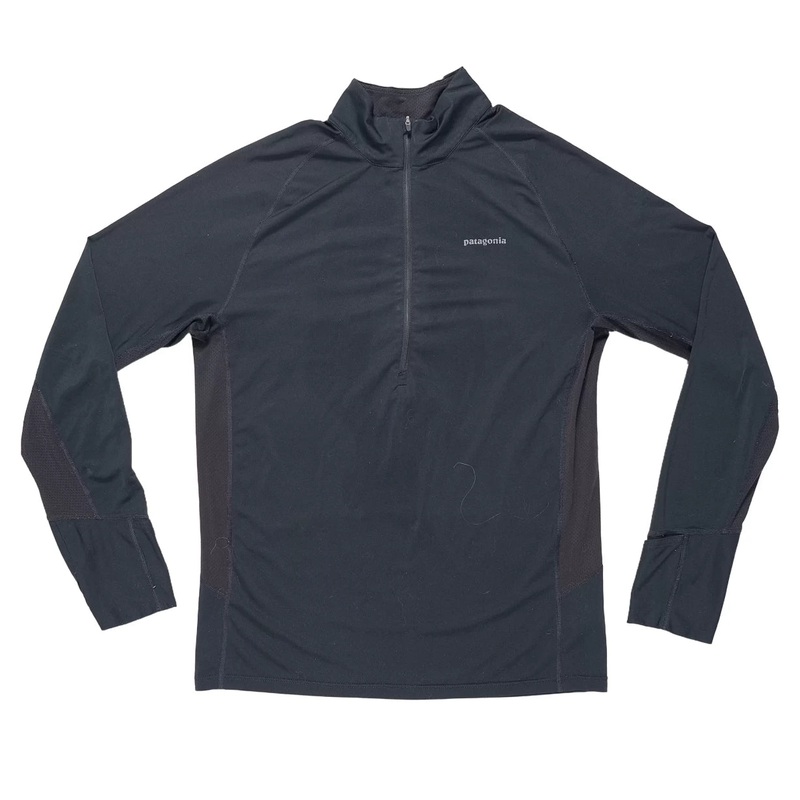 Patagonia Capilene Zip-Neck Pullover – Men’s Black